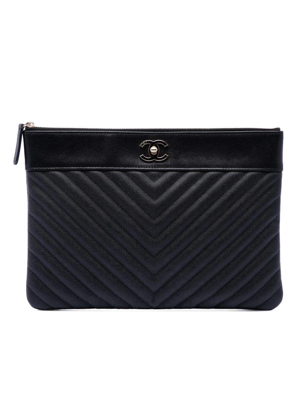 Chanel Medium Chevron Caviar #336355C10B